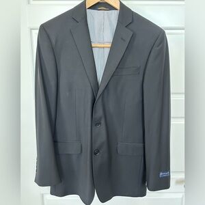 Brooks Brothers Explorer Collection Regent Fit Merino Wool Suit Jacket - Black